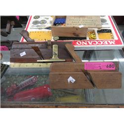 2 Vintage Wood Joiners Planes