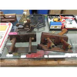 2 Vintage Push Planes