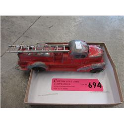 1950s Hubley Extension Ladder Fire Truck
