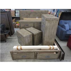 New Queen Size 5 Piece Bedroom Suite