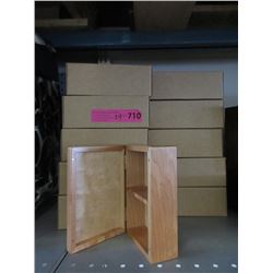 24 New Wood Playing Card Boxes