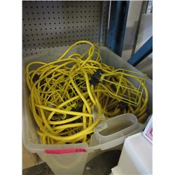 Large Tote of Construction Lighting