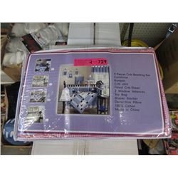 4 New 9 Piece Crib Bedding Sets