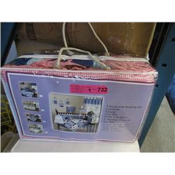 4 New 9 Piece Crib Bedding Sets