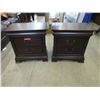 Image 1 : Pair of New 2 Drawer Night Stands