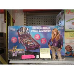 Hannah Montana Electronic Pinball