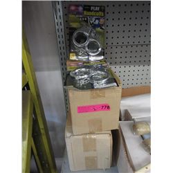 2 Cases of New Toy Handcuffs