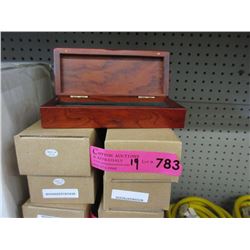 19 New Hinged Lid Box with Removable Inserts