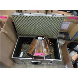 Stained Glass Lamp Shade & Equipment Case