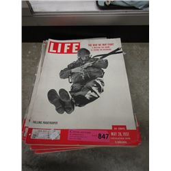 20 Vintage Life Magazines from the 1950's