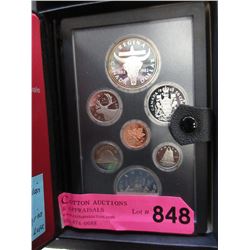 1982 Canadian Proof Set with Silver Regina Dollar