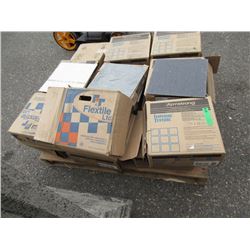 18 Boxes of Floor Tile - Grey, Black & Beige