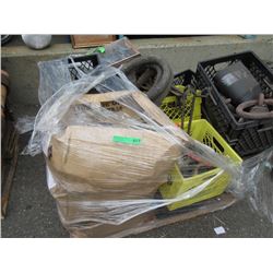 Skid Lot of Movie Props, Chains 