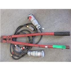 Large Bolt Cutters & Double Trailer Plug