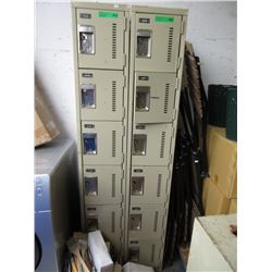 6 Bank Upright Locker