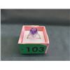 Image 2 : 5 CT Amethyst & Diamond Sterling Silver Ring
