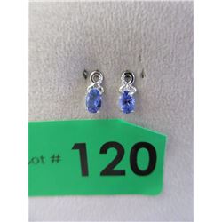 New Tanzanite & Diamond Earrings