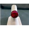 Image 1 : Custom Made Bezel Set Ruby Ring