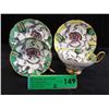 Image 1 : 2 Vintage Hand Painted Bone China Tea Cups