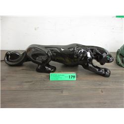 Vintage Black Panther Lamp