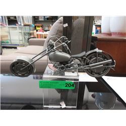 Metal Art Motorcycle Model with Moving Parts