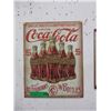 Image 1 : New Coca- Cola Tin Sign with Vintage Image