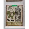 Image 1 : New Tin Sign with Beer Design