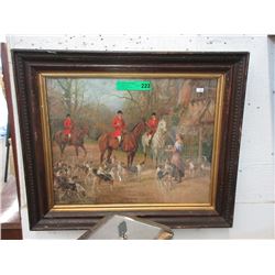 Vintage Hunting Scene Print “The Stirrup Cup”