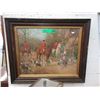 Image 1 : Vintage Hunting Scene Print “The Stirrup Cup”