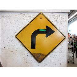 Right Turn Road Sign