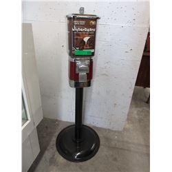 New 43" Coin Operated Gumball Machine with Key