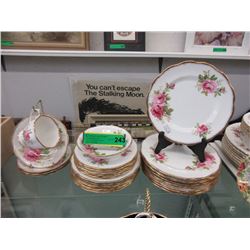 14 Pieces of Royal Albert "American Beauty" China