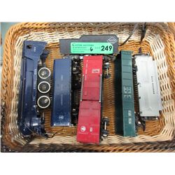 6 "O" Scale Train Cars