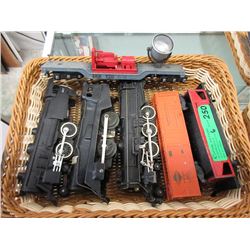 6 "O" Scale Train Cars