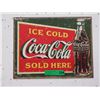 Image 1 : New Coca-Cola Tin Sign with Vintage Image
