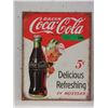 Image 1 : New Coca-Cola Tin Sign with Vintage Image