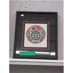 Framed Danny Dennis Print - "Raven's Moon"