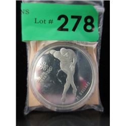 1985 CDA 1988 Winter Olympics Skating Coin