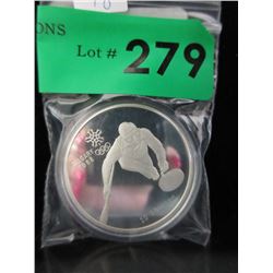 1987 CDA 1988 Winter Olympics Curling Coin