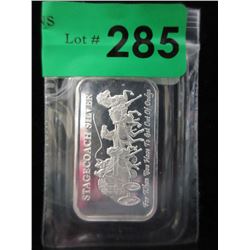 1 Oz. Stagecoach .999 Silver Art Bar