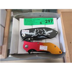 8 New Folding Knives - 3" Blades
