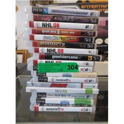 17 Assorted Video Games