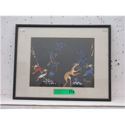 Signed Original African Art Painting