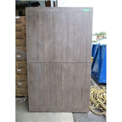 New Reclaimed Wood Dining Table Top