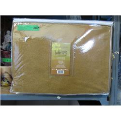 New Twin Size Micro Fleece Sheet Set - Brown
