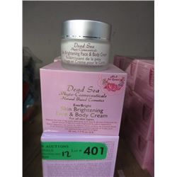 12 Jars of Dead Sea Face & Body Cream