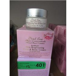 12 Jars of Dead Sea Face & Body Cream