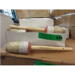 6 Boxes of New #14 Round Bristle Brushes