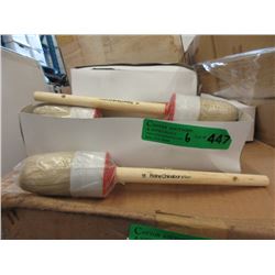 6 Boxes of New #14 Round Bristle Brushes