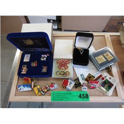 20 Assorted Olympic Games Pins and Sets